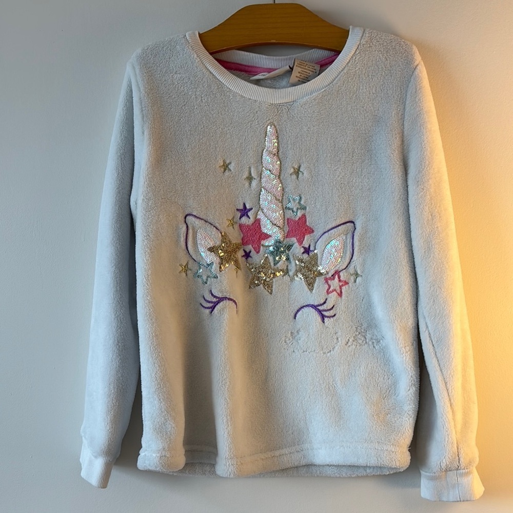 Cynthia Rowley Unicorn Sweater - White and Multicolor
